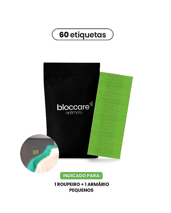 Bloccare Antimofo - 1 pacote x 60 etiquetas