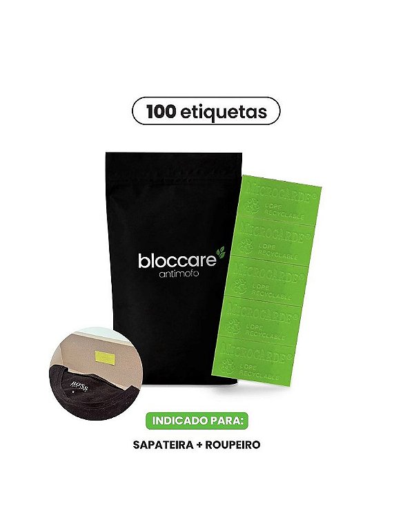 Bloccare Antimofo - 1 pacote x 100 etiquetas