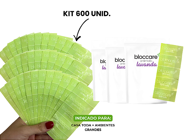 Bloccare Antimofo - Kit de 600 etiquetas Lavanda