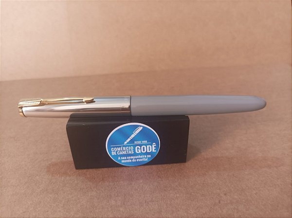 Caneta Tinteiro Hero - Modelo 616 Cinza Claro
