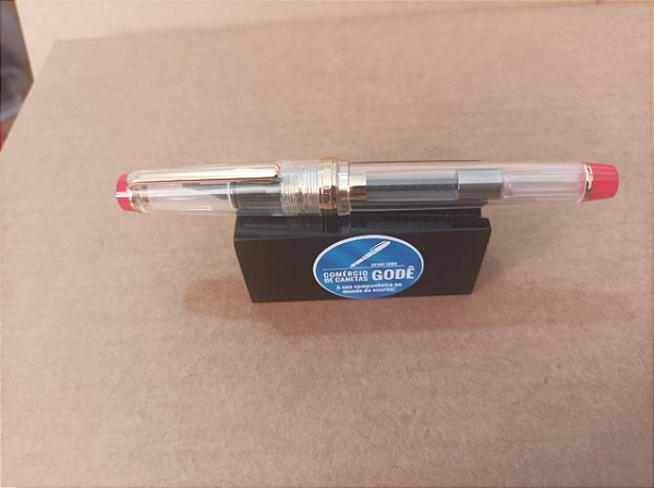 Caneta Tinteiro Jinhao 82  - Translucida com Vermelho
