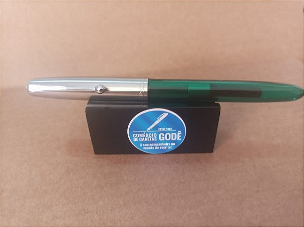 Caneta Tinteiro Jinhao 51-A - Corpo Translúcido Verde