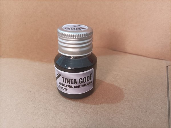 Tinta Godê Para Caneta Tinteiro Preto Permanente