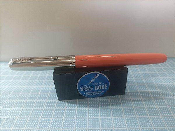 Caneta Tinteiro Jinhao 86 Coral - Clássica com Pena de Aço