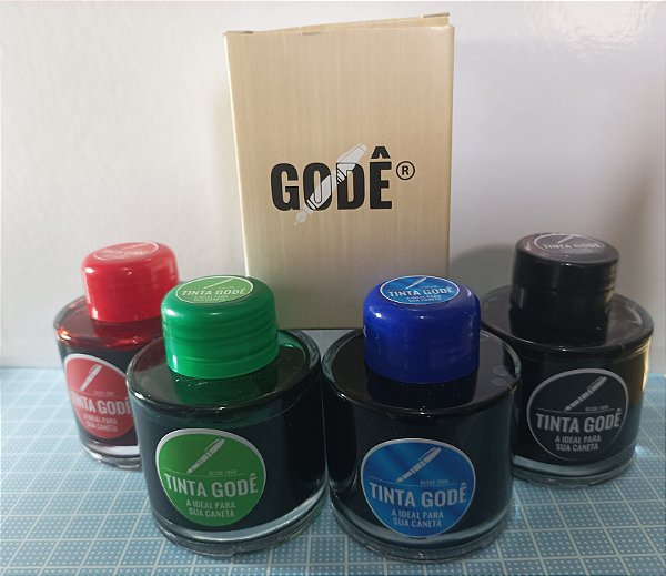Kit de Tintas Godê Para Canetas - leve 4 e Pague 3 - 50 Ml cada