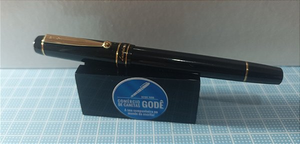 Caneta Tinteiro Pilot Lucina Preto Luxo