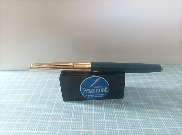 Caneta Tinteiro Pilot Super Azul Luxo