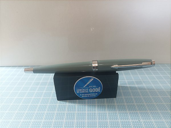 Caneta Tinteiro Moonmam- Modelo 80's - Cor Cinza