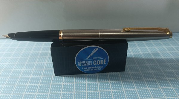 Caneta Tinteiro Parker 45 Fligter Dourada Anos 80