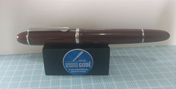 Caneta Tinteiro Jinhao X159 - Cor Bordô Clip de Aço
