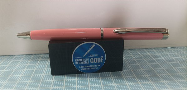 Caneta Esferográfica Compactor Rio Rose