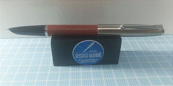 Caneta Tinteiro Jinhao 51 A- Madeira - ROSEWOOD