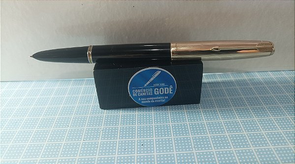 Caneta Tinteiro Parker 51 Aerometric 1956- Cor Preta