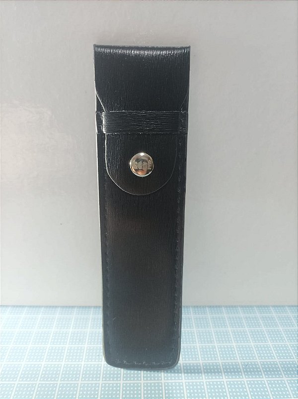 Estojo Porta Caneta GODÊ- Couro Sintético Preto