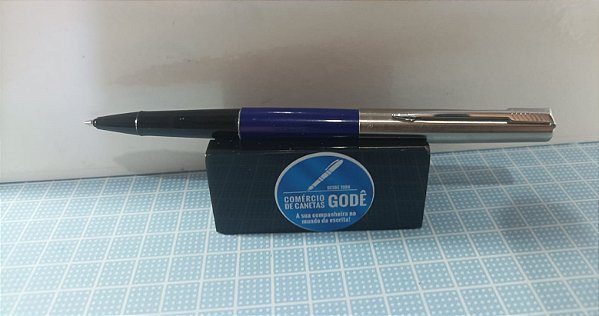 Caneta Roller Ball Parker 15 - Cor Azul- Ano: 2010