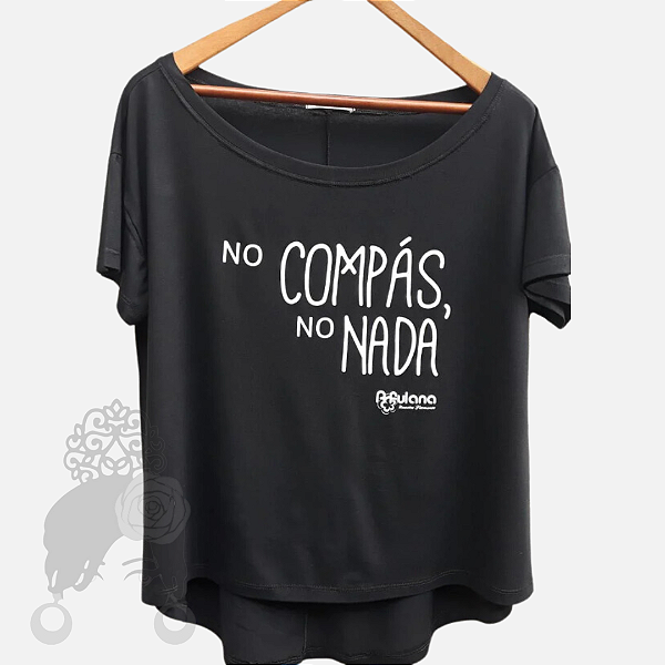 CAMISETA NO COMPAS FEMININO
