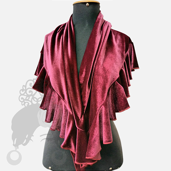 Pico de Veludo com Babados