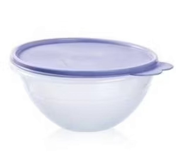 Tigela Maravilhosa 1,8 Litros - Transparente tampa Lilás