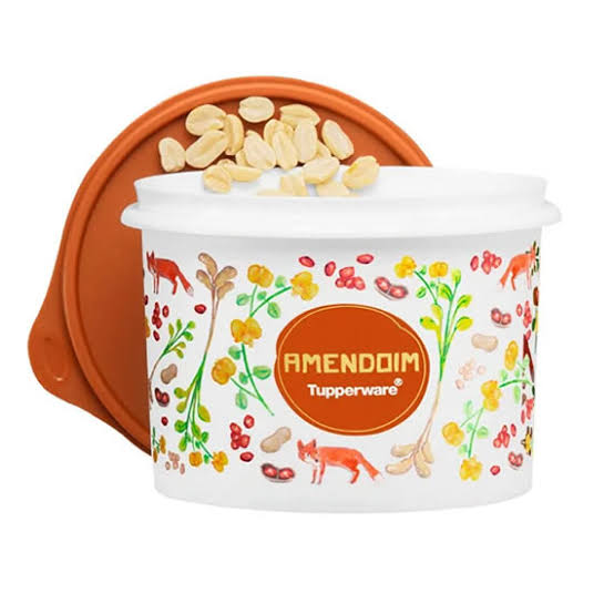 Tupperware Tupper Caixa 1,1L - Amendoim Floral