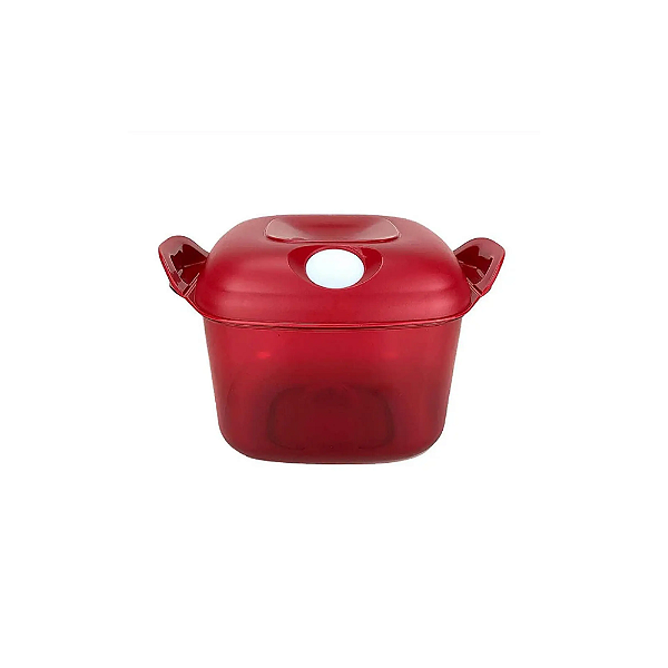 Cristal Pop Quadrada 1,9L - Vermelho/Marsala