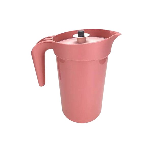 Jarra Colors 2 Litros - Rosa Antigo/Cinza