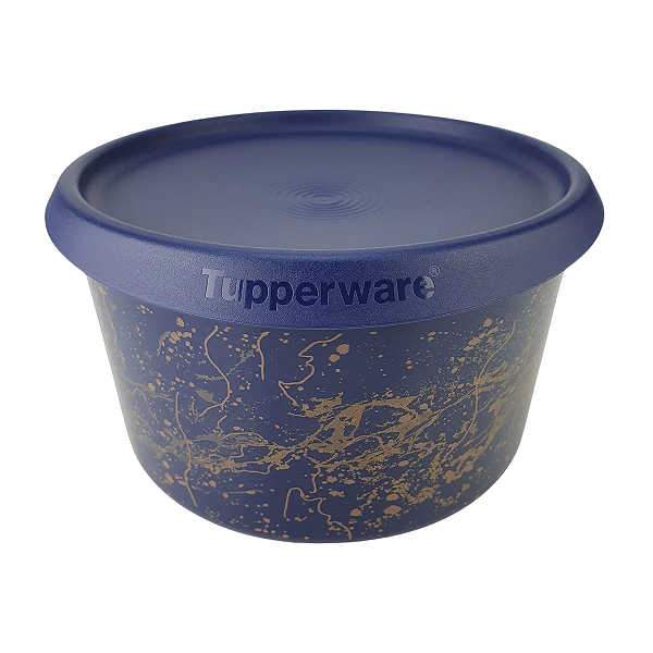 Tupperware Pote Master Mágico 1,5L - Universo Azul Marinho/Dourado