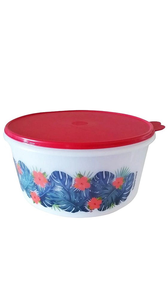 Tupperware Porta Tudo 10 Litros - Folhagem e Flores