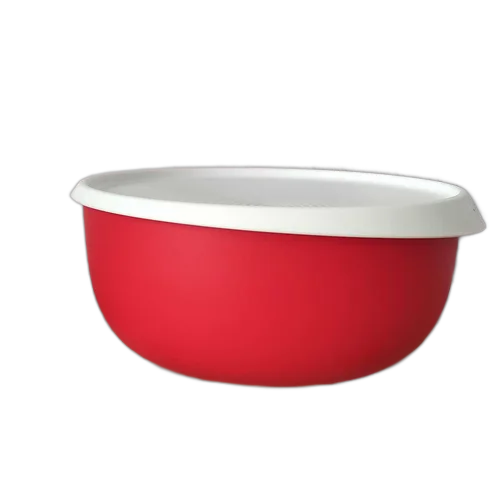 Tupperware Toque Mágico 4,3 Litros - Vermelho Tampa Branca