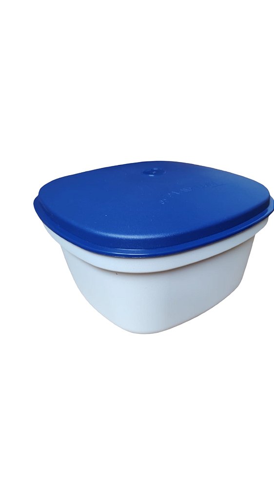Tupperware Multipla 2,5 Litros - Branca Tampa Azul
