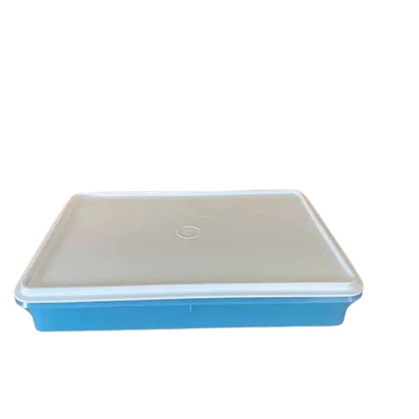 Tupperware Refri Box Plus 3 Litros - Azul Tampa Creme