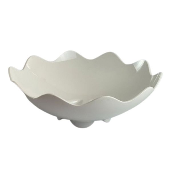 Fruteira Tupperware Floresta Grande Policarbonato Branco