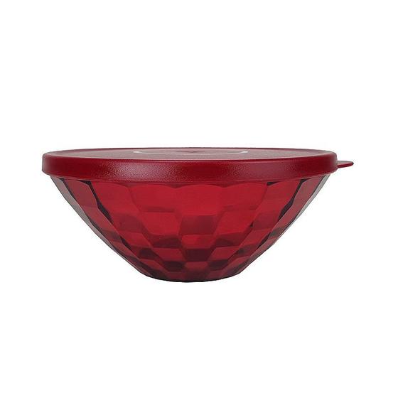 Tupperware Tigela Prisma Policarbonato 500ml - Vermelho Cereja