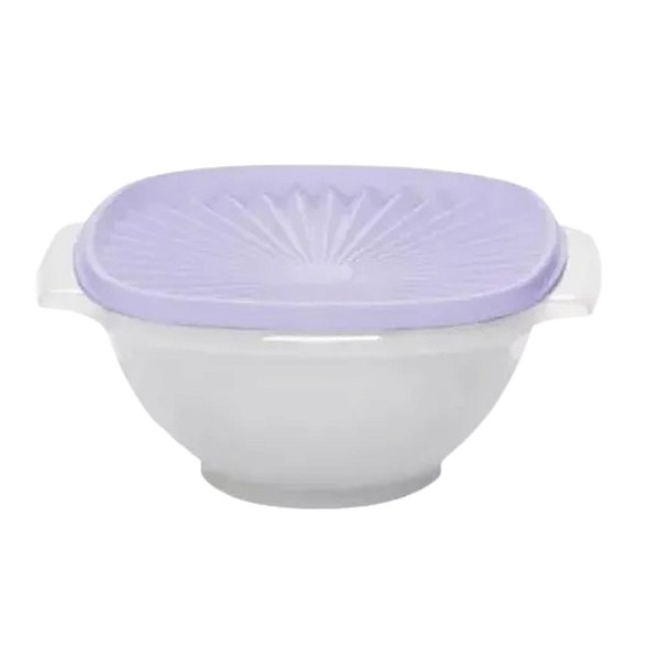 Tigela Sensação Tupperware 1,8 Litros - Translúcida Tampa Lilás