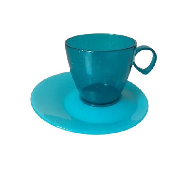 Tupperware Xícara Design Policarbonato 180ml - Tropical Com Glitter