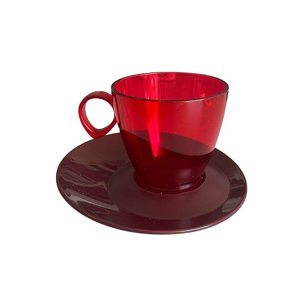 Tupperware Xícara Design Policarbonato 180ml - Marsala