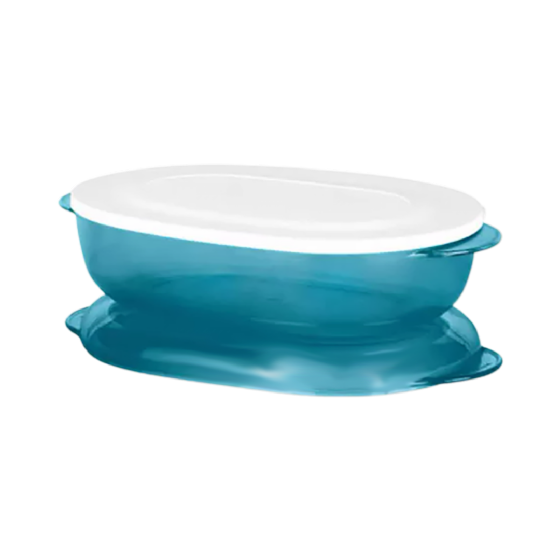 Tupperware Microplus Oval Policarbonato 1,5 Litros - Turmalina