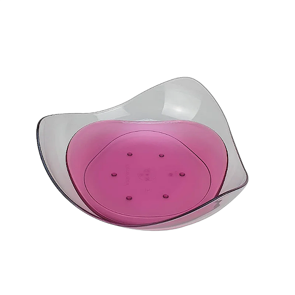 Fruteira Tupperware Elegância Policarbonato Rosa