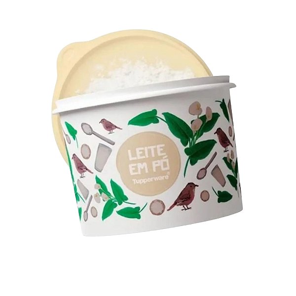 Tupperware Tupper Caixa2,4 Litros Floral - Leite Em Pó