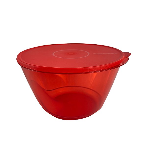 Tupperware Tigela Design 5,5 Litros - Vermelho Vivo