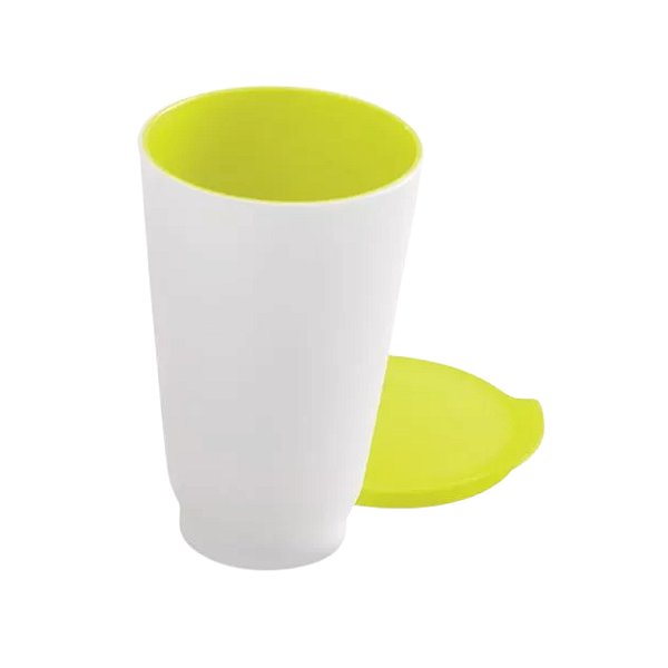Copo Allegra Tupperware Importado 450ml - Branco Margarita