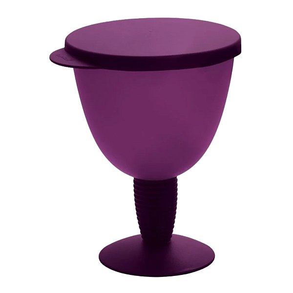 Tupperware Taça Murano Com Tampa 330ml - Uva