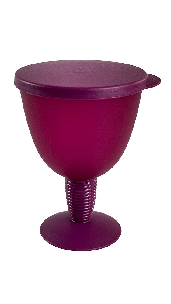 Tupperware Taça Murano Com Tampa 330ml - Uva