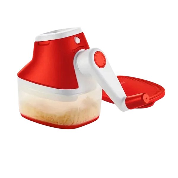 Ralador de Queijo Tupperware GII 430ml - Vermelho Branco