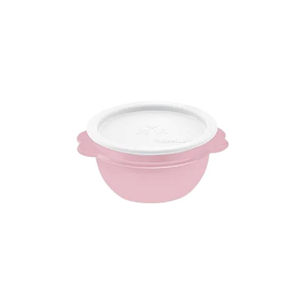 Tupperware Super Mini Instantanea 400ml  - Rosa Bebe Tampa Branca