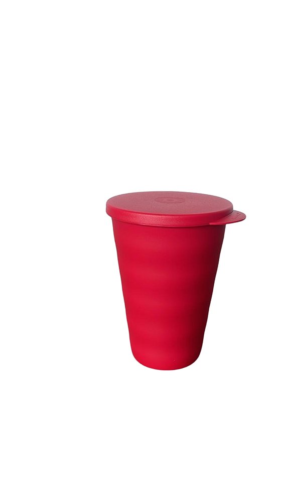 Copo Tupperware Murano 500ml - Vermelho Pimenta