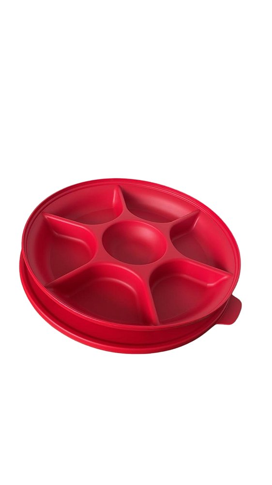 Tupperware Petisqueira Aloha - Vermelho Pimenta