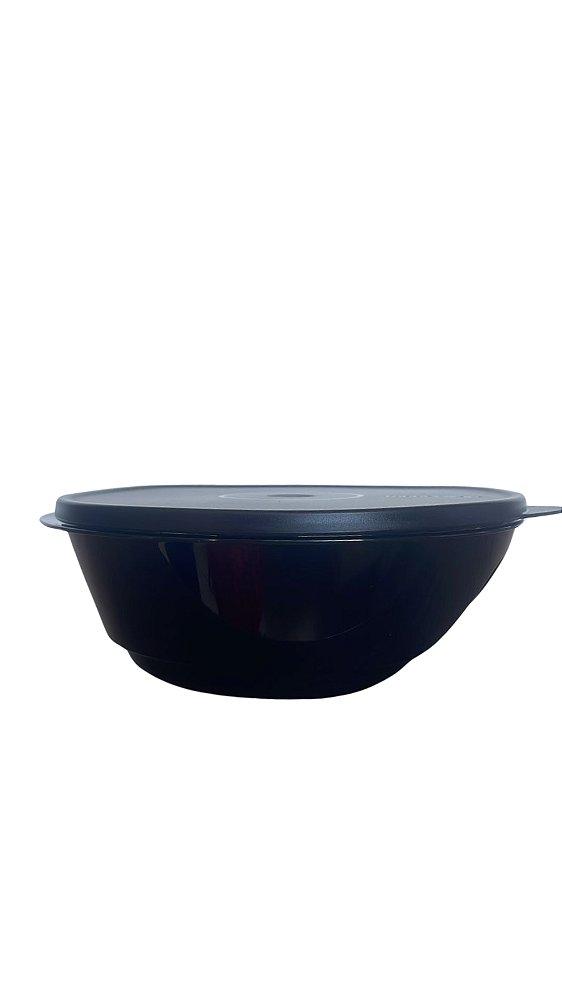 Tupperware Tigela Design Policarbonato 2,1 Litros - Preto Onix