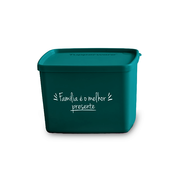 Tupperware Jeitoso 800ml - Mistério "Familia é o melhor presente."