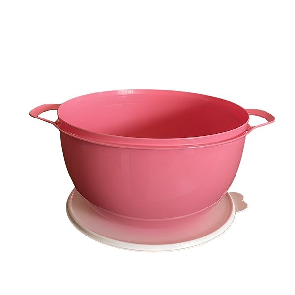Tuppeware Tigela Mega Criativa 10 Litros - Soft Candy/Rosa Quartzo