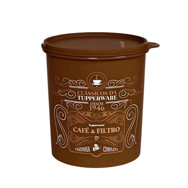 Tupperware Tupper Caixa Café e Filtro 3,7 Litros - Clássic
